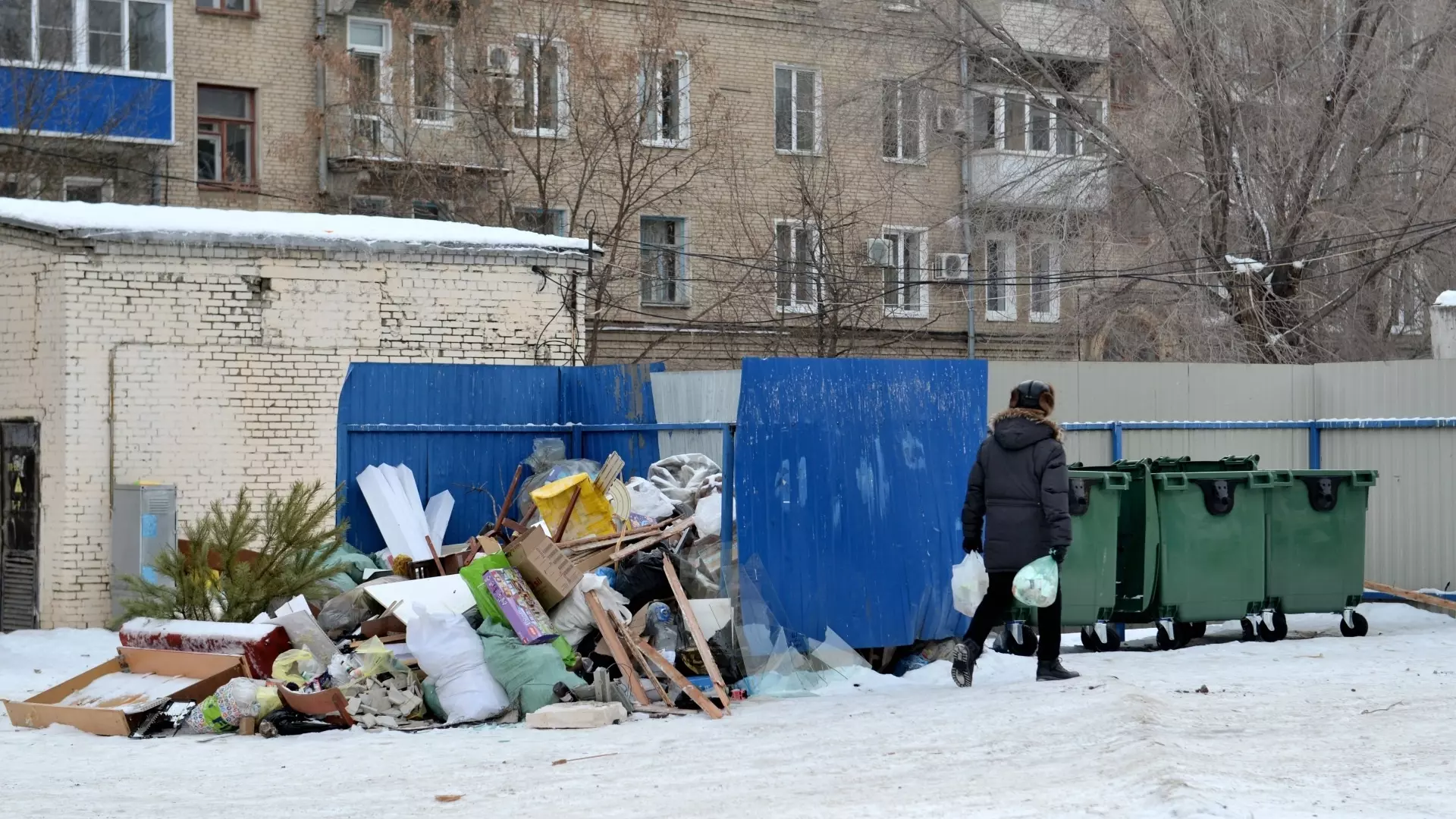 В Башкирии изменили график вывоза мусора из-за морозов